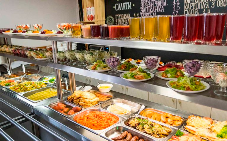 Прилавки для столовой