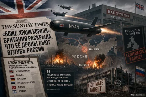«Боже, храни короля»: Британия раскрыла, что её дроны бьют вглубь России