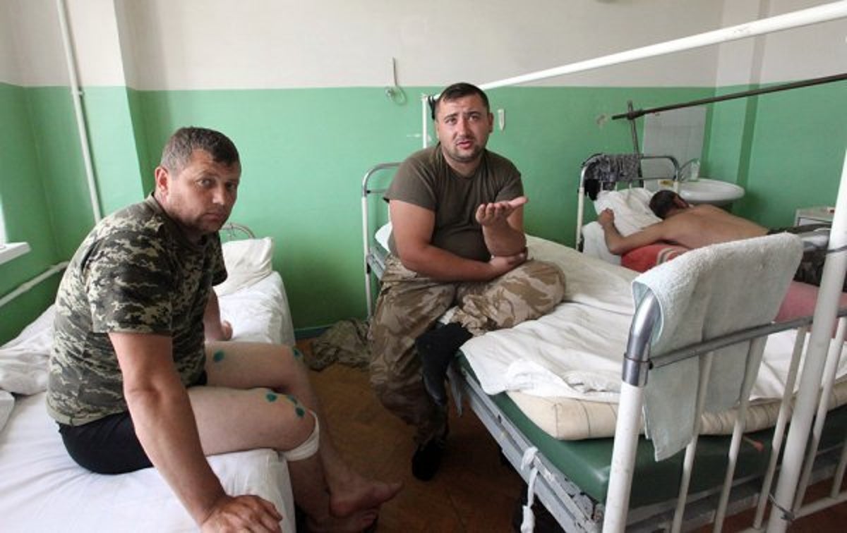Крым раненые