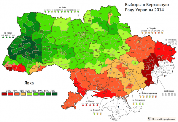 «Единая страна» — миф, раскол Украины никуда не делся