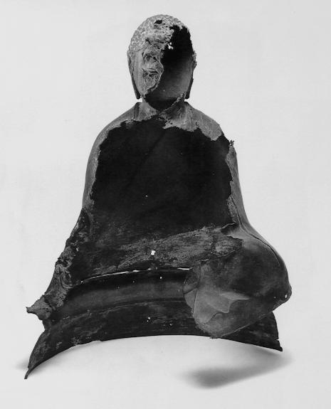 Статуя Будды, которая расплавилась под воздействием излучения атомной бомбы