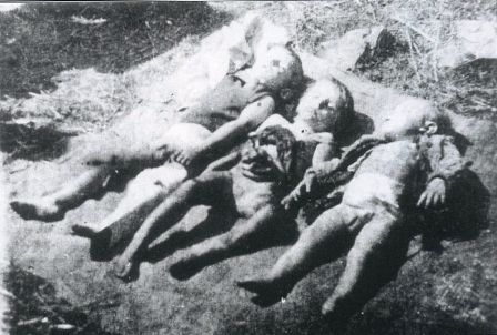Дети, убитые украинскими нацистами из банды ОУН-УПА
