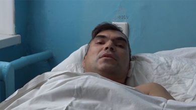 Photo of Допрос раненого карателя из батальона "Донбасс"