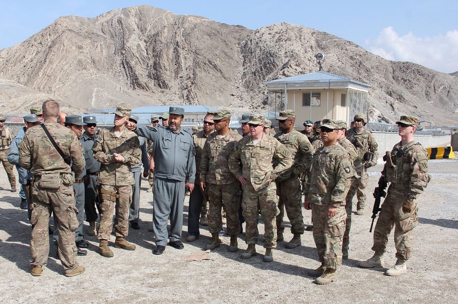 Американские военные и Полиция Афганистана
