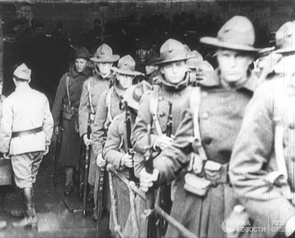Американские оккупанты на Дальнем Востоке. 1919 год